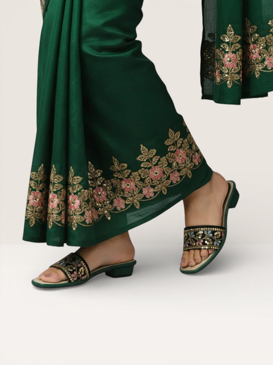 Prose Sandals | Embellished Heels for Girls for Festivities – Nawabi Shoes BD - Nawabi Shoes BD