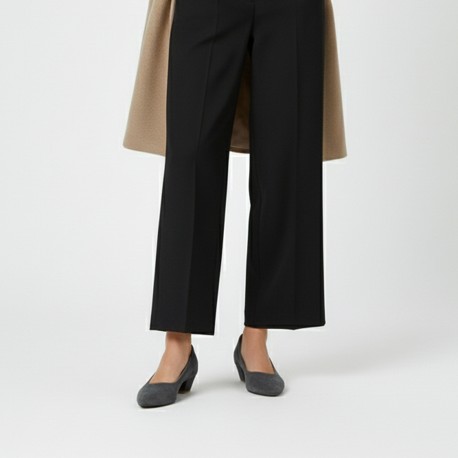 Velvet Low Heel Pumps - Comfortable Block Heel Shoes | Nawabi Shoes BD