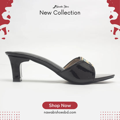 Buy Gorgeous Cream Block Heels Luxury Shoes | Nawabi Shoes BD - Nawabi Shoes BD