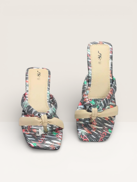 Knotted Strap Flat Sandals - Stylish Minimalist Flats with Square Toe - Nawabi Shoes BD