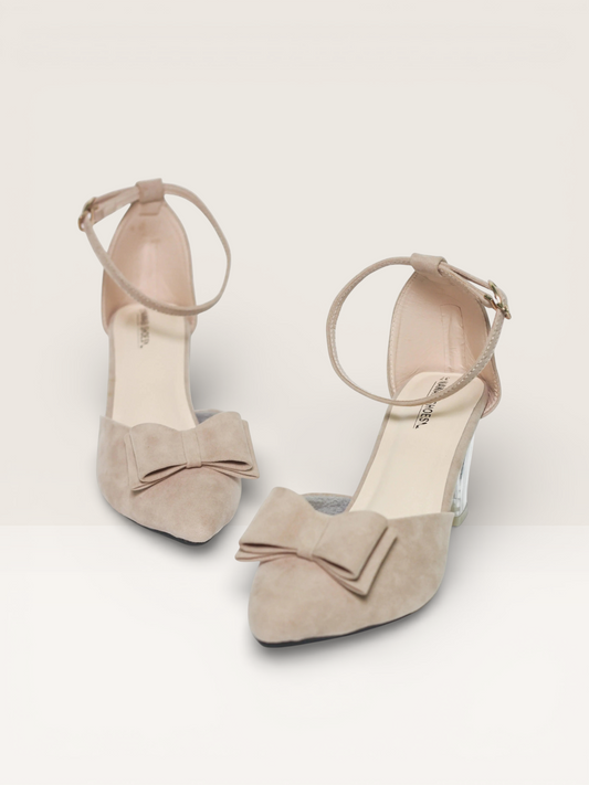 Latest Half Transparent Heels Luxury Shoes | Nawabi Shoes BD - Nawabi Shoes BD