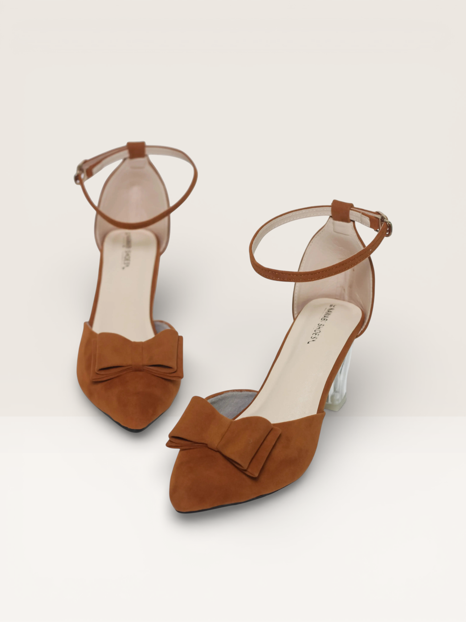 Latest Half Transparent Heels Luxury Shoes | Nawabi Shoes BD - Nawabi Shoes BD