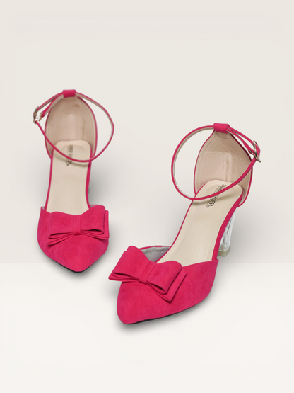 Latest Half Transparent Heels Luxury Shoes | Nawabi Shoes BD - Nawabi Shoes BD