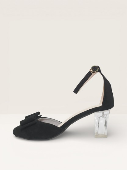 Latest Half Transparent Heels Luxury Shoes | Nawabi Shoes BD - Nawabi Shoes BD