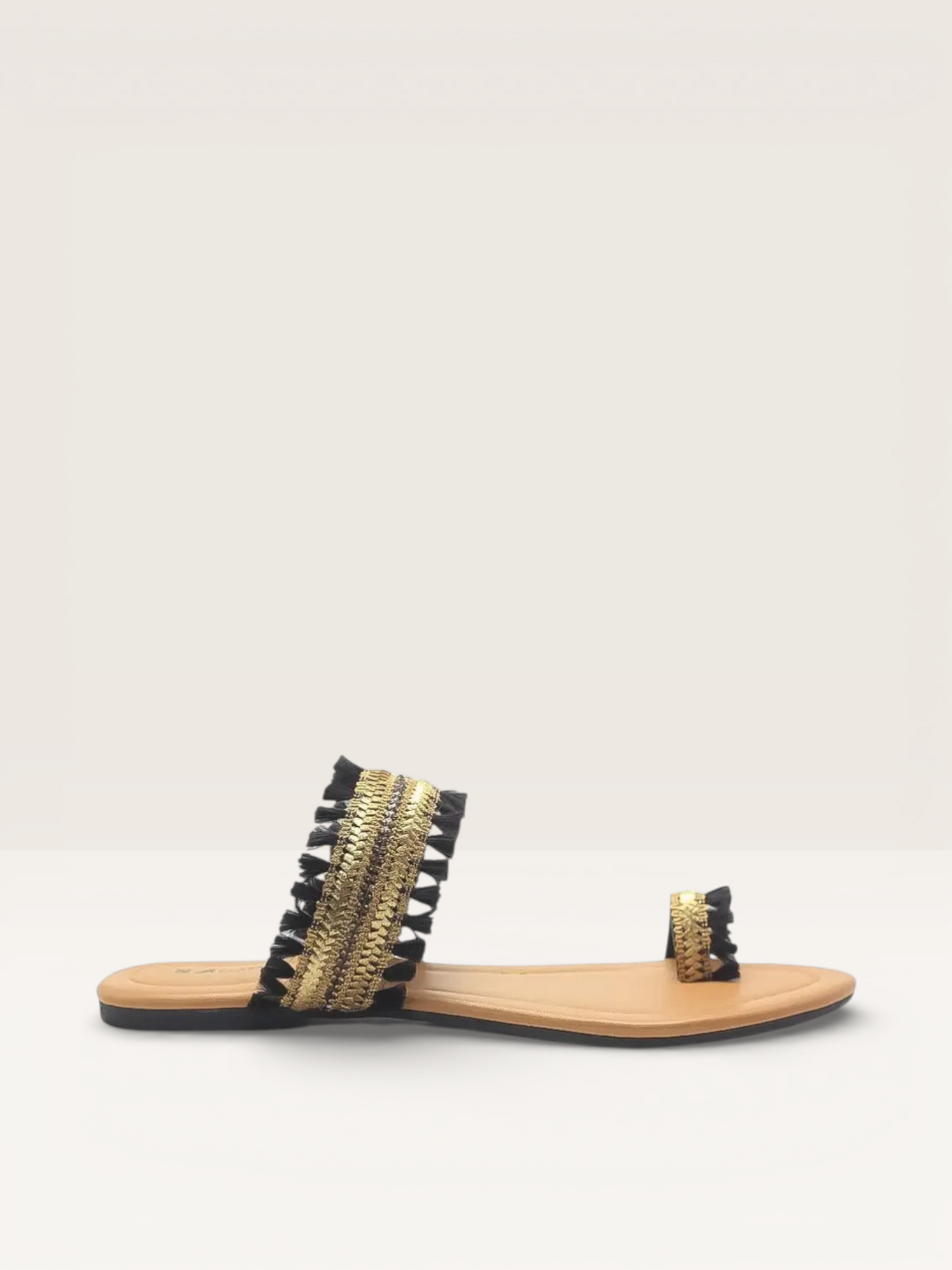 Nagra Classy Flat Sandals | Nawabi Shoes BD - Nawabi Shoes BD