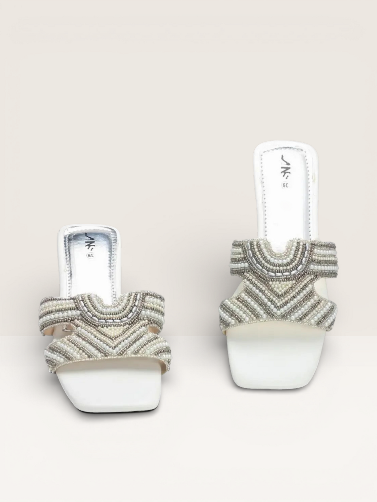 Stone Slippers for Women | Fancy Ladies Flat Sandals Price in BD - Nawabi Shoes BD