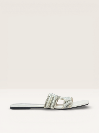 Stone Slippers for Women | Fancy Ladies Flat Sandals Price in BD - Nawabi Shoes BD