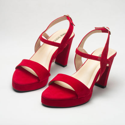 Red-Balance-Heel-For-Ladies-Shoes-Bangladesh