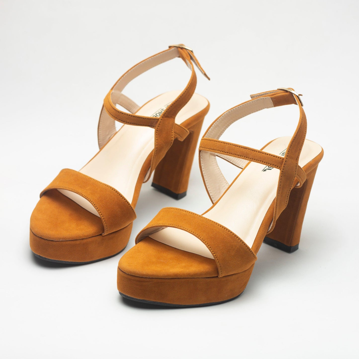 Orange-Balance-Heel-For-Ladies-Shoes-Bangladesh