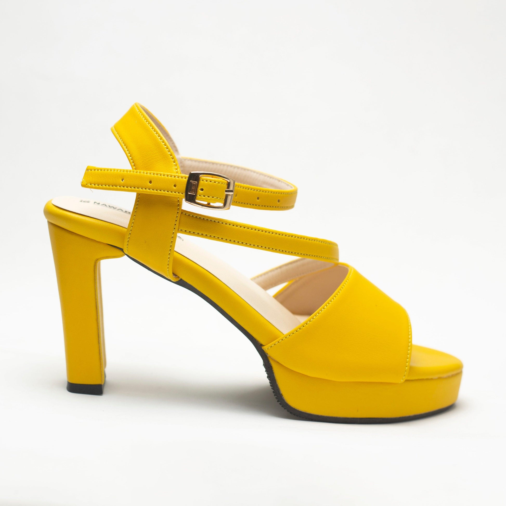 Left Side Yellow Balance Women's Heel