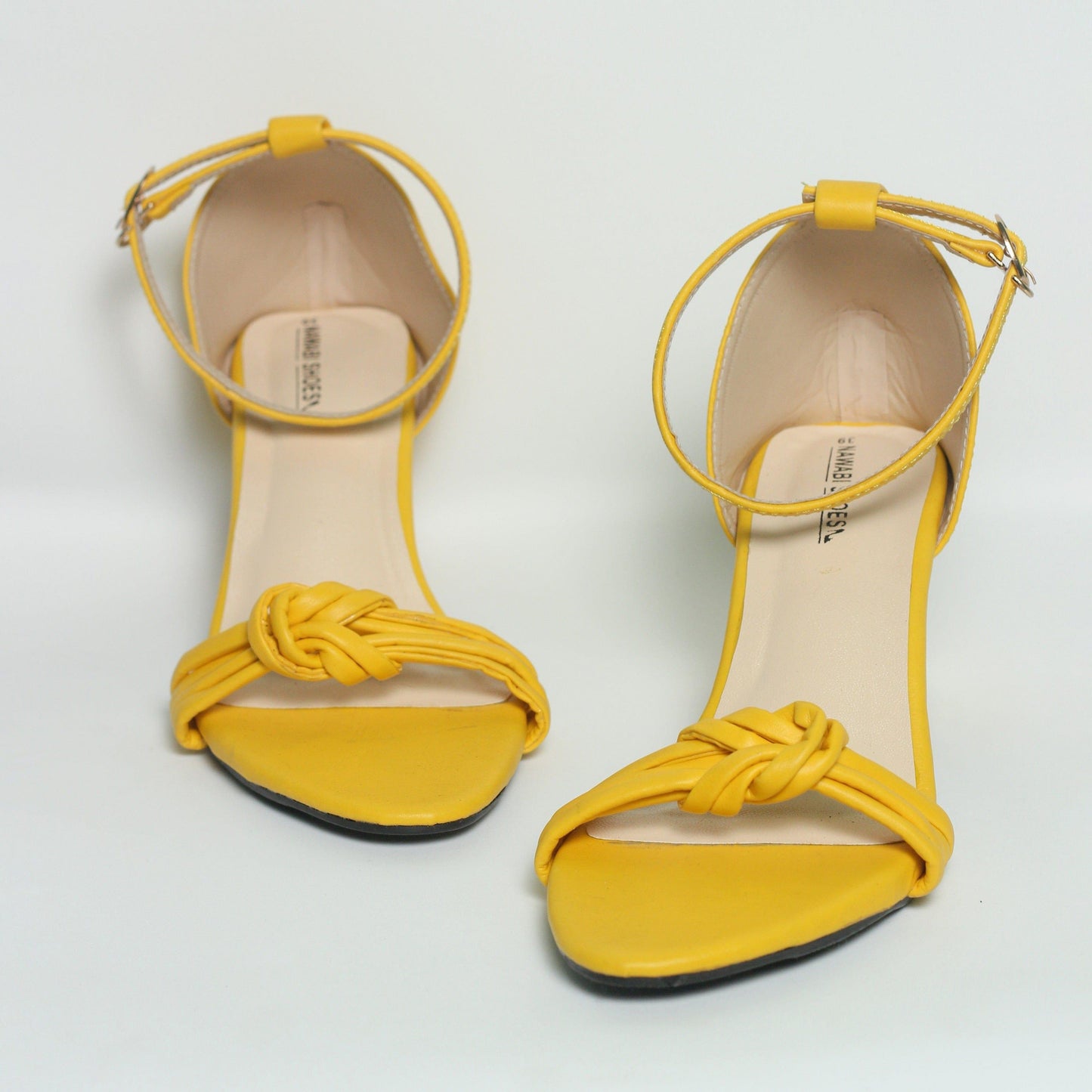 Nawabi Shoes BD Shoes 35 / yellow Block Heels Shoes For Women