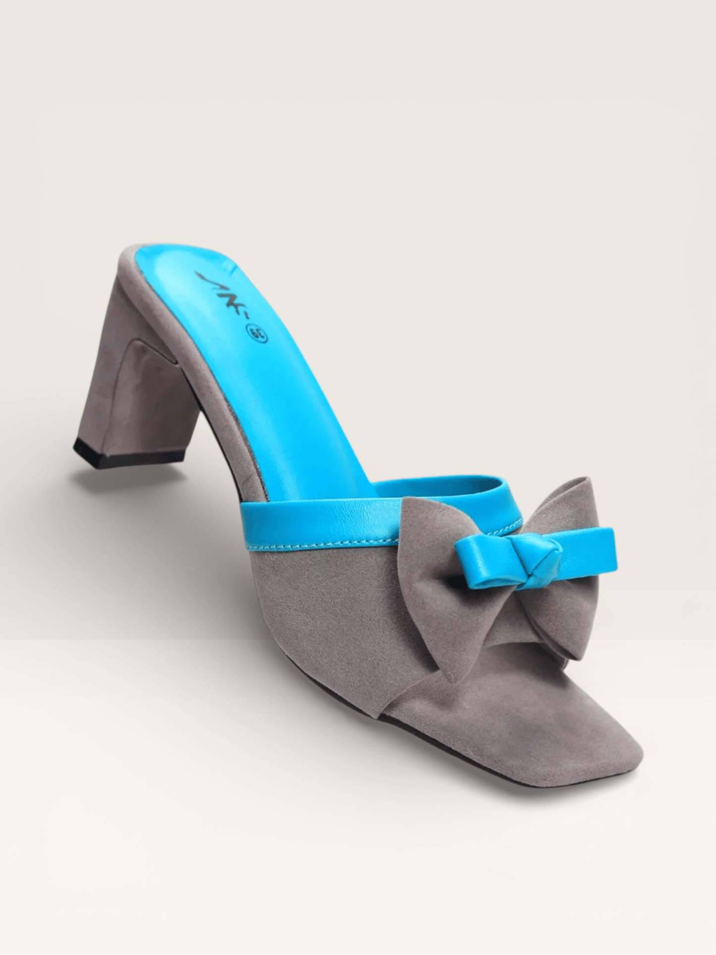 Bow Block Heel Mules for Women | Nawabi Shoes BD - Nawabi Shoes BD