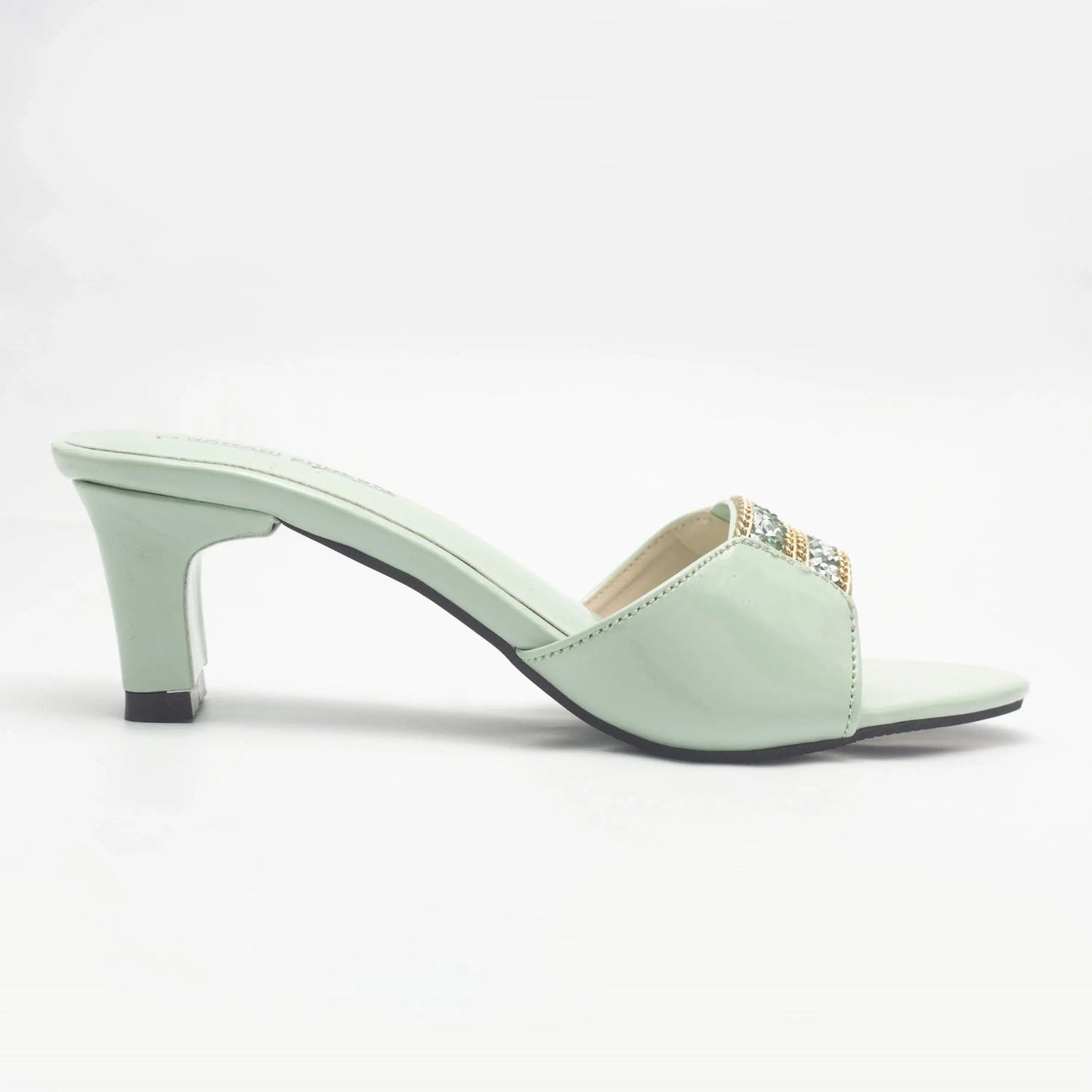 Buy Gorgeous Cream Block Heels Luxury Shoes | Nawabi Shoes BD - Nawabi Shoes BD