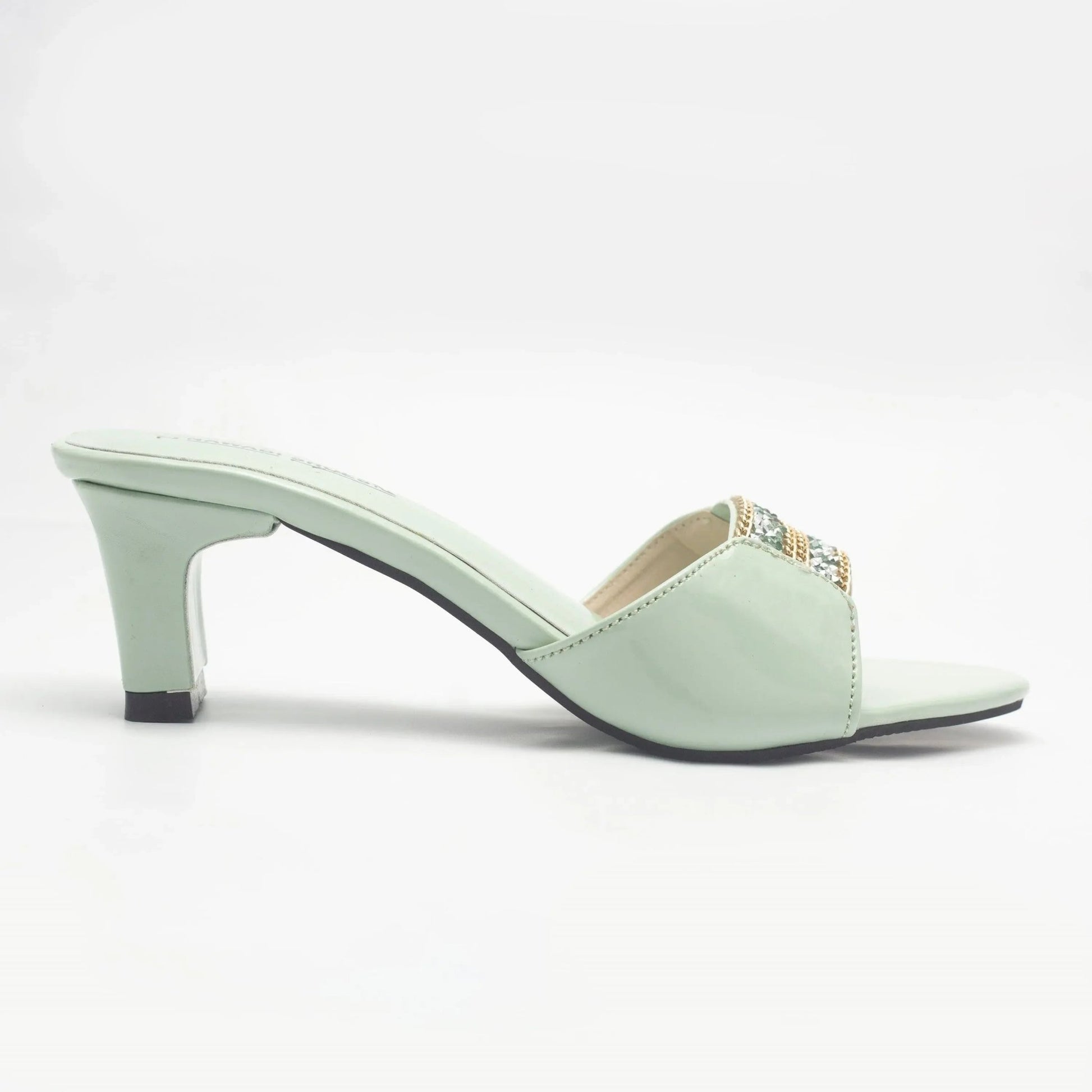 Buy Gorgeous Cream Block Heels Luxury Shoes | Nawabi Shoes BD - Nawabi Shoes BD