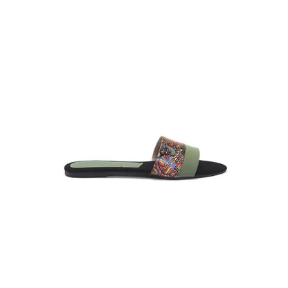 Buy Slip on Embellished Ladies Flat Sandals | Nawabi Shoes BD - Nawabi Shoes BD