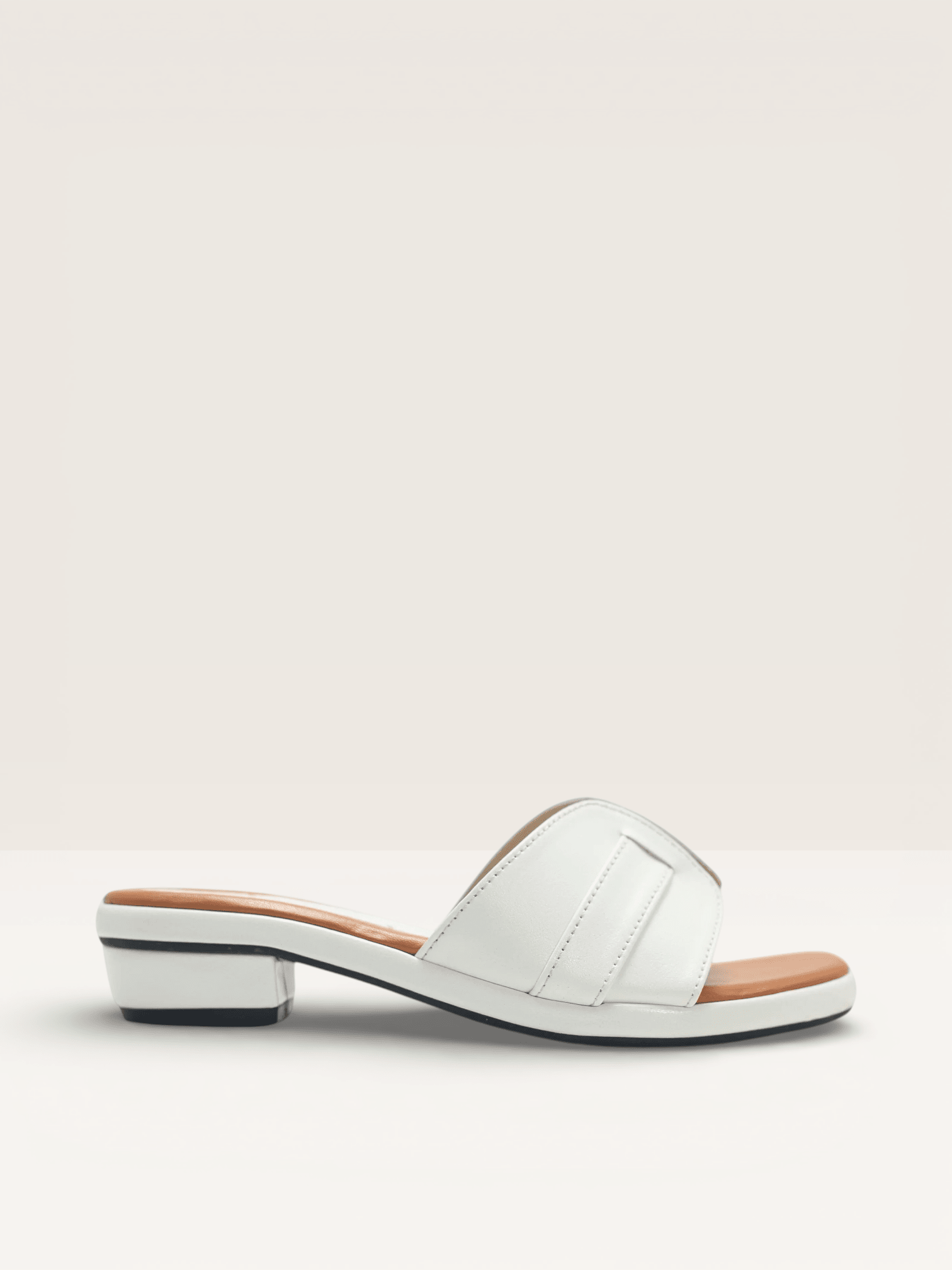 Comfortable Brown Ladies Sandals | Low Block Heel Office & Party Wear - Nawabi Shoes BD