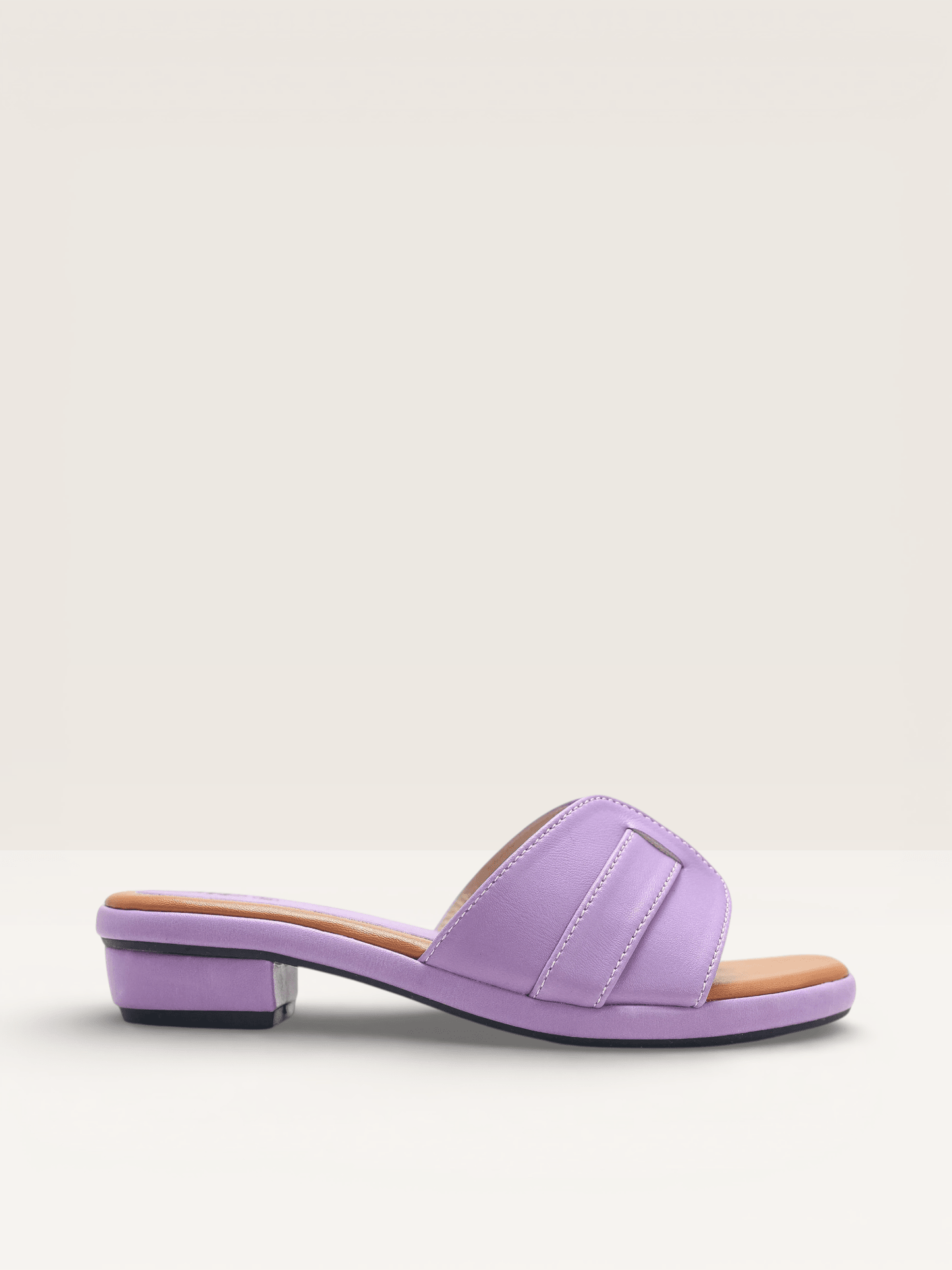 Comfortable Brown Ladies Sandals | Low Block Heel Office & Party Wear - Nawabi Shoes BD