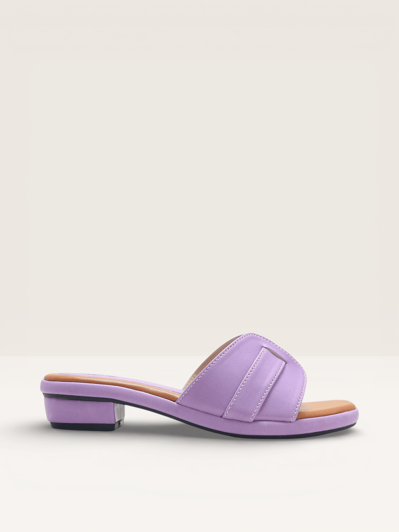 Comfortable Brown Ladies Sandals | Low Block Heel Office & Party Wear - Nawabi Shoes BD