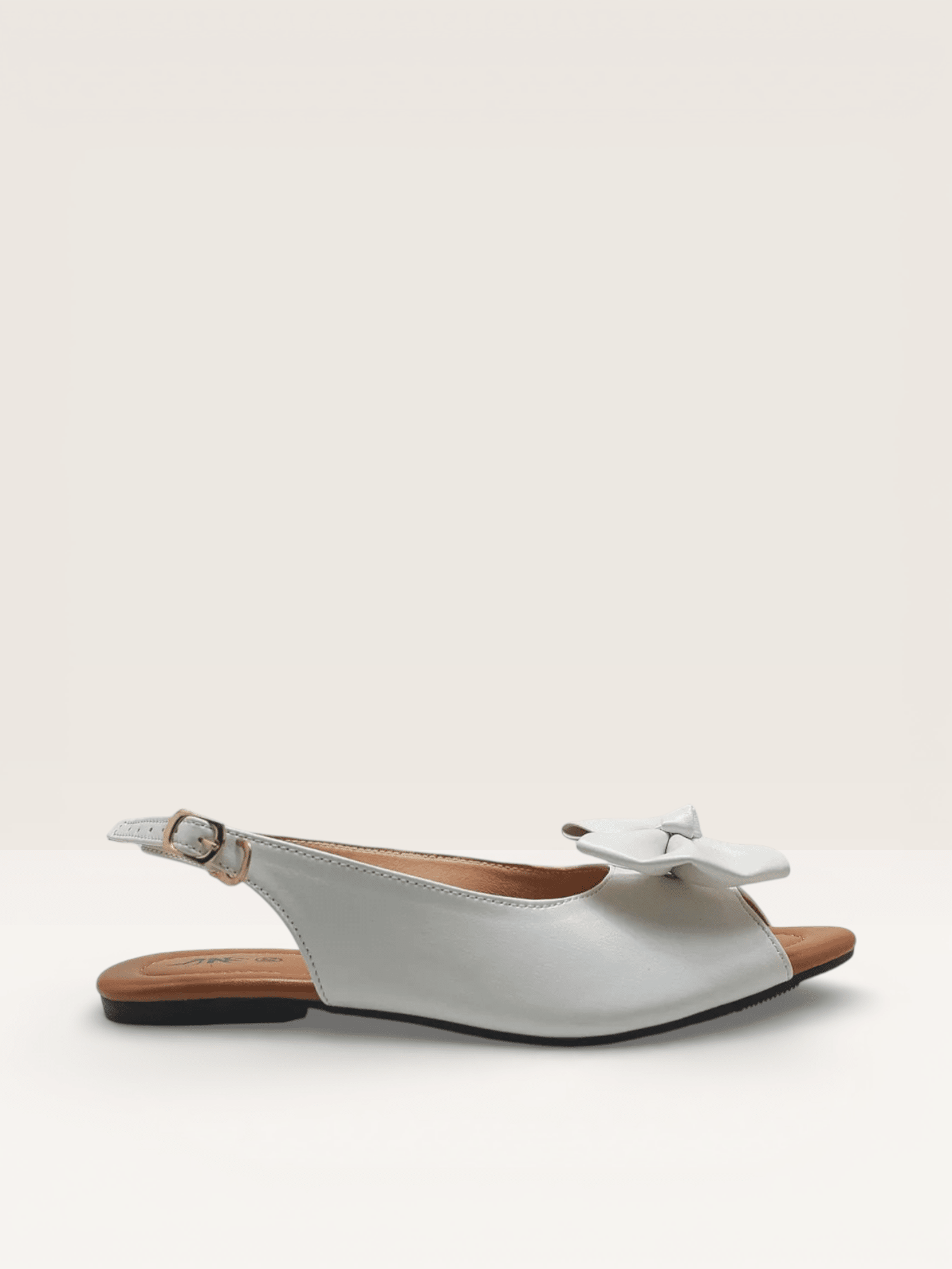 Elegant Green Bow Slingback Women’s Flats | Stylish & Comfortable Peep - Toe Shoes - Nawabi Shoes BD