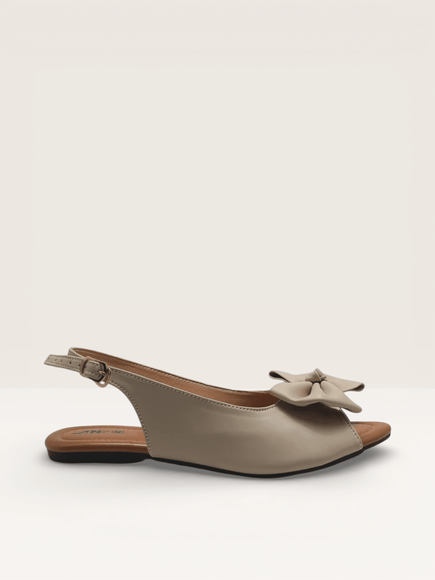 Elegant Green Bow Slingback Women’s Flats | Stylish & Comfortable Peep - Toe Shoes - Nawabi Shoes BD