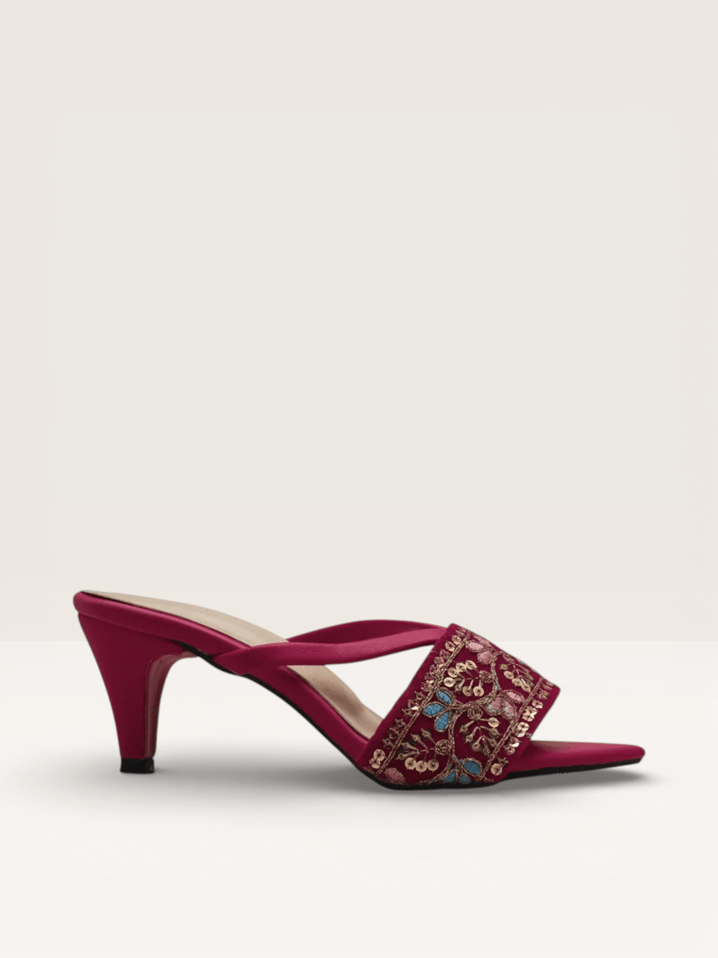 Embellished Heels | for Girls for Festivities Prose Sandals – Nawabi Shoes BD - Nawabi Shoes BD