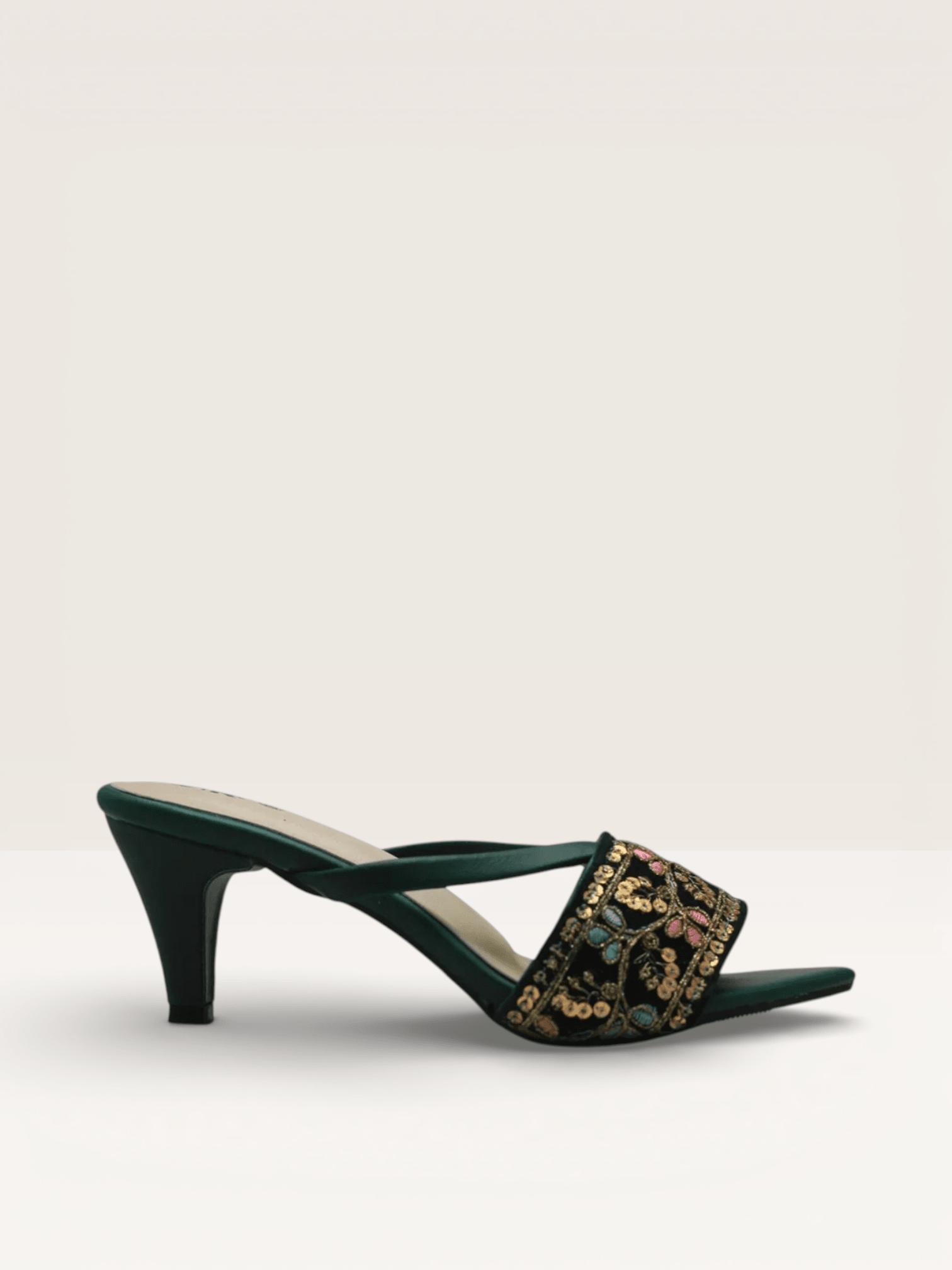 Embellished Heels | for Girls for Festivities Prose Sandals – Nawabi Shoes BD - Nawabi Shoes BD