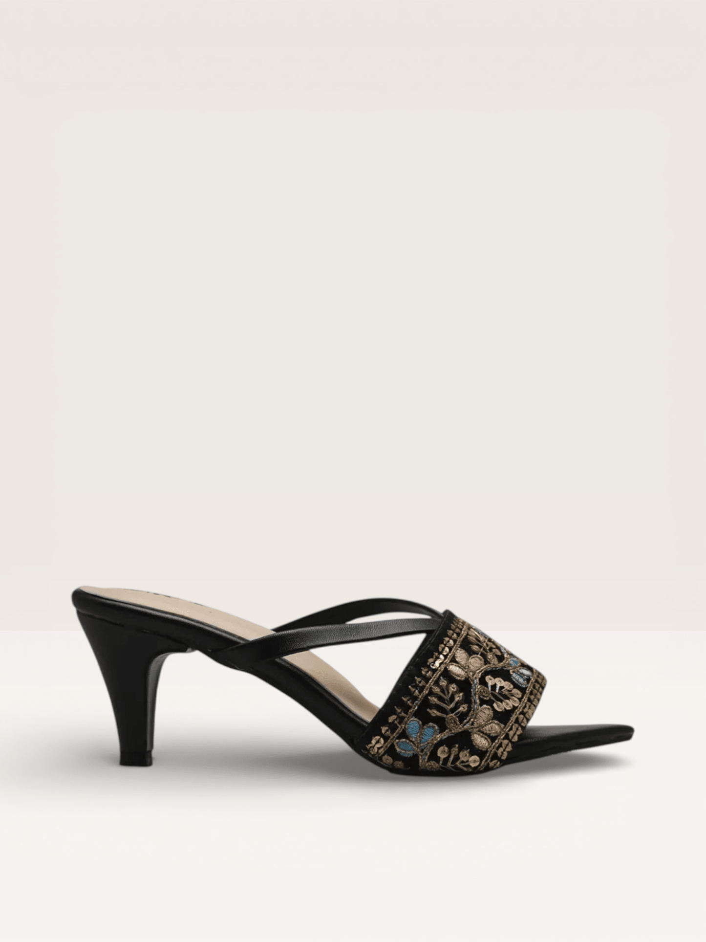 Embellished Heels | for Girls for Festivities Prose Sandals – Nawabi Shoes BD - Nawabi Shoes BD