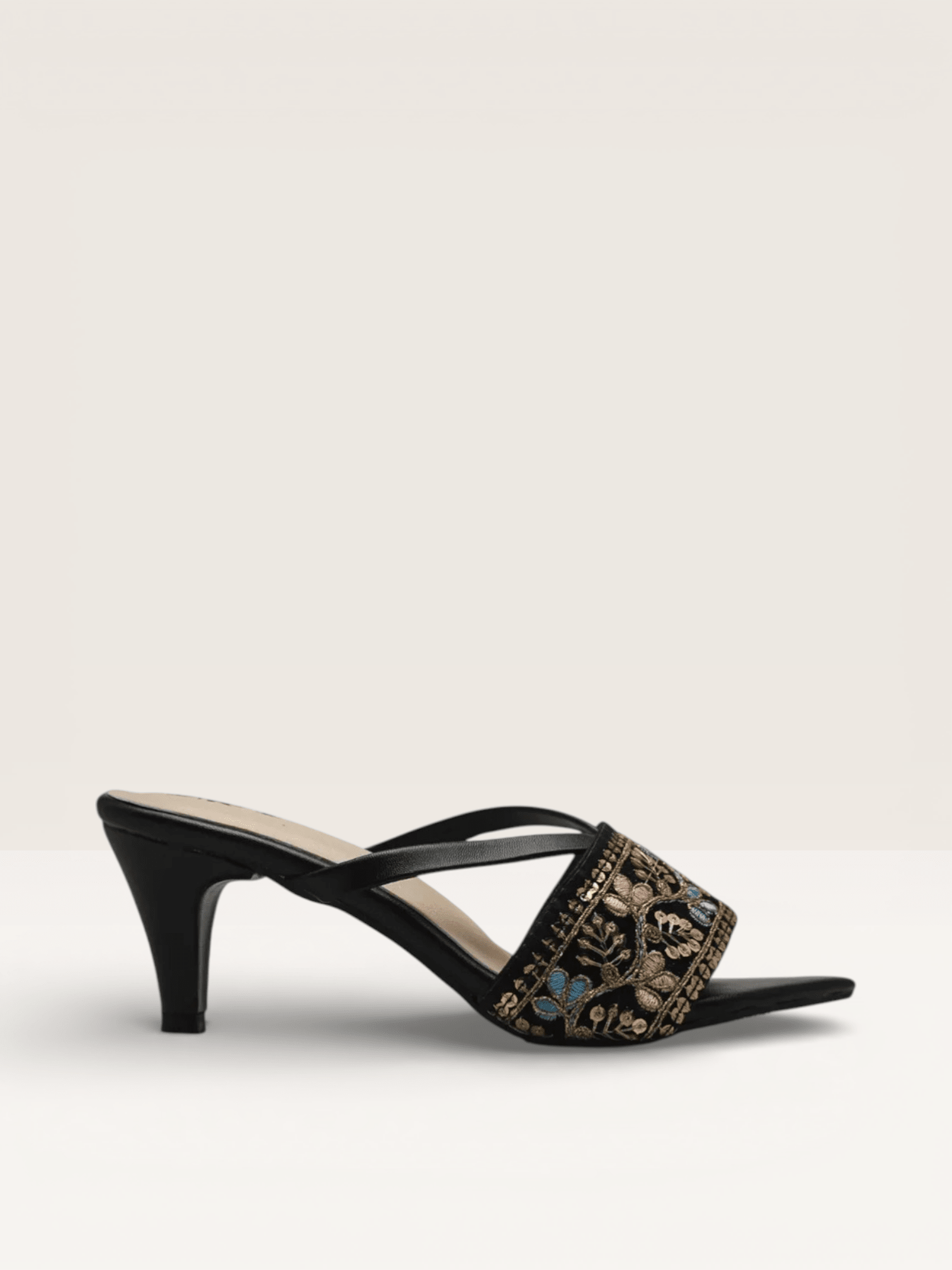 Embellished Heels | for Girls for Festivities Prose Sandals – Nawabi Shoes BD - Nawabi Shoes BD