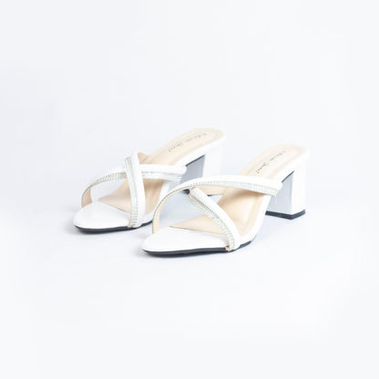 Nawabi Shoes BD Shoes 35 / white Heels Block for Women: The Must-Have for Your Shoe Collection
