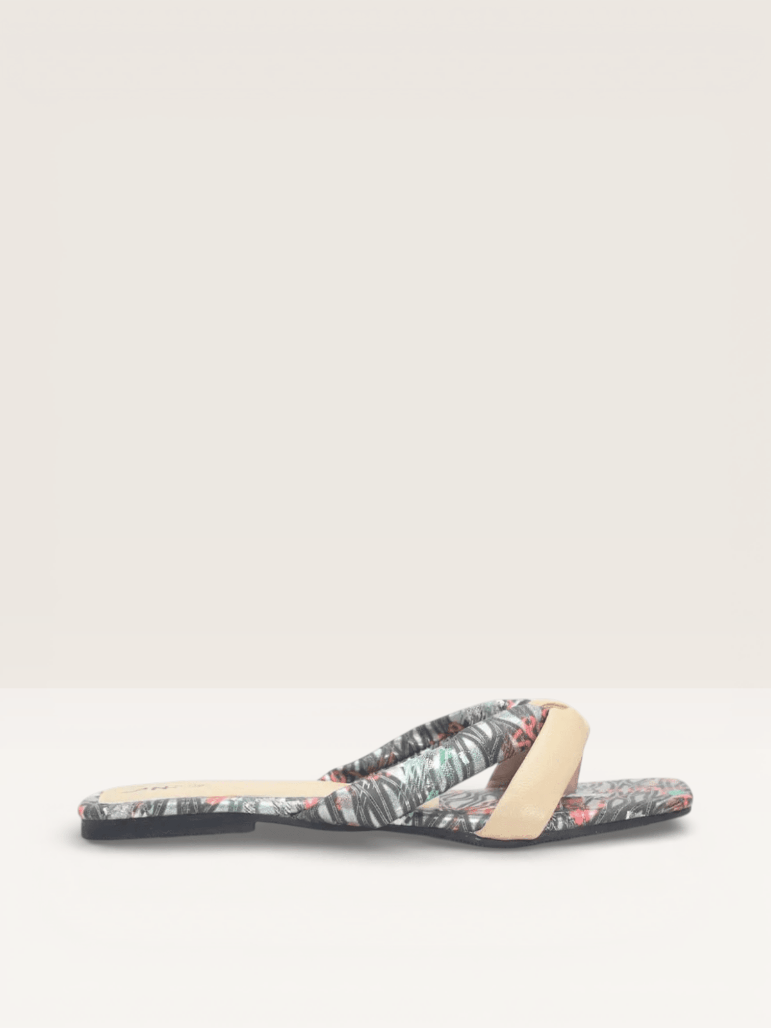 Knotted Strap Flat Sandals - Stylish Minimalist Flats with Square Toe - Nawabi Shoes BD