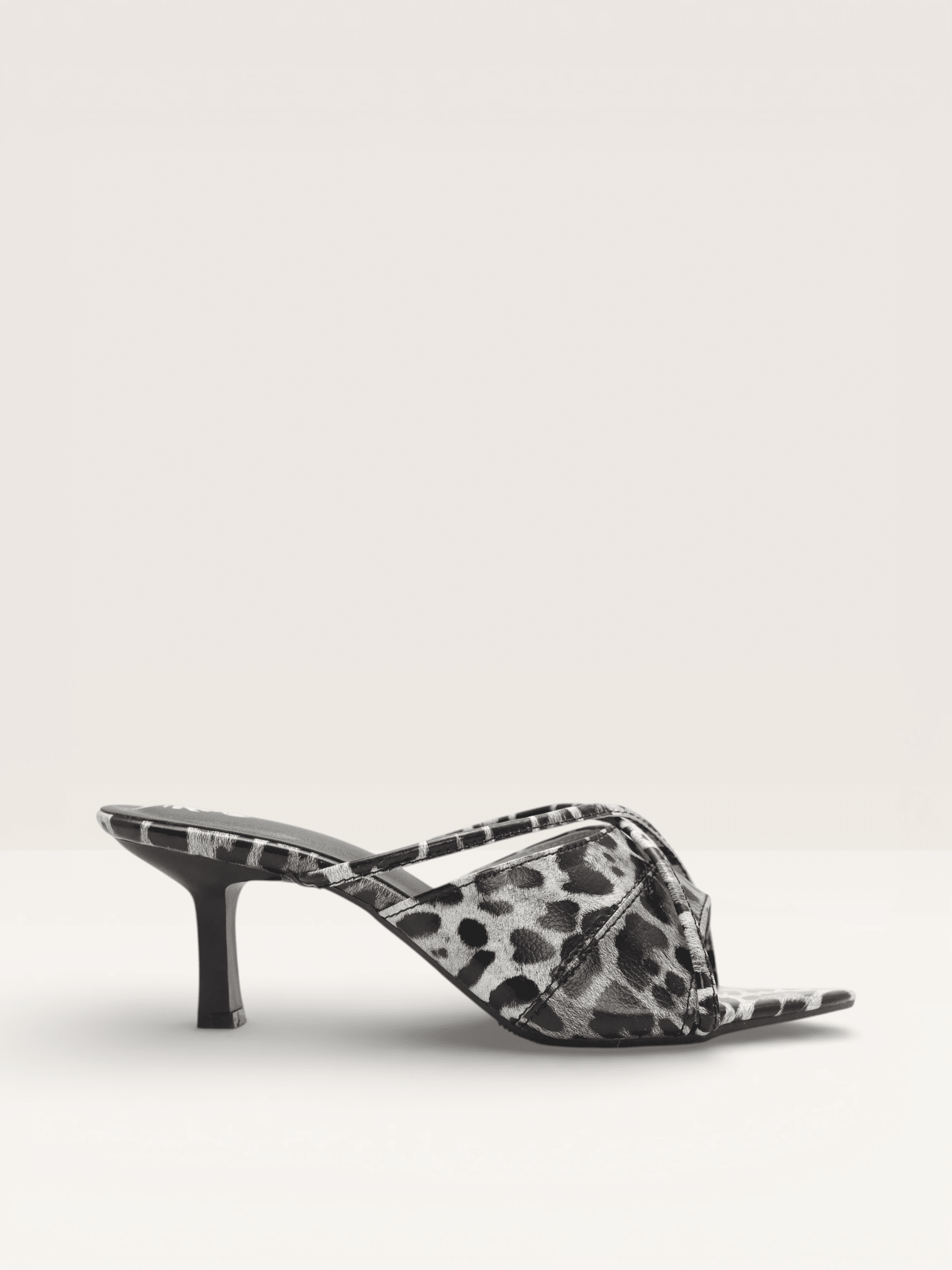 Leopard Print Kitten Heels for Women | Animal Print Heels BD - Nawabi Shoes BD
