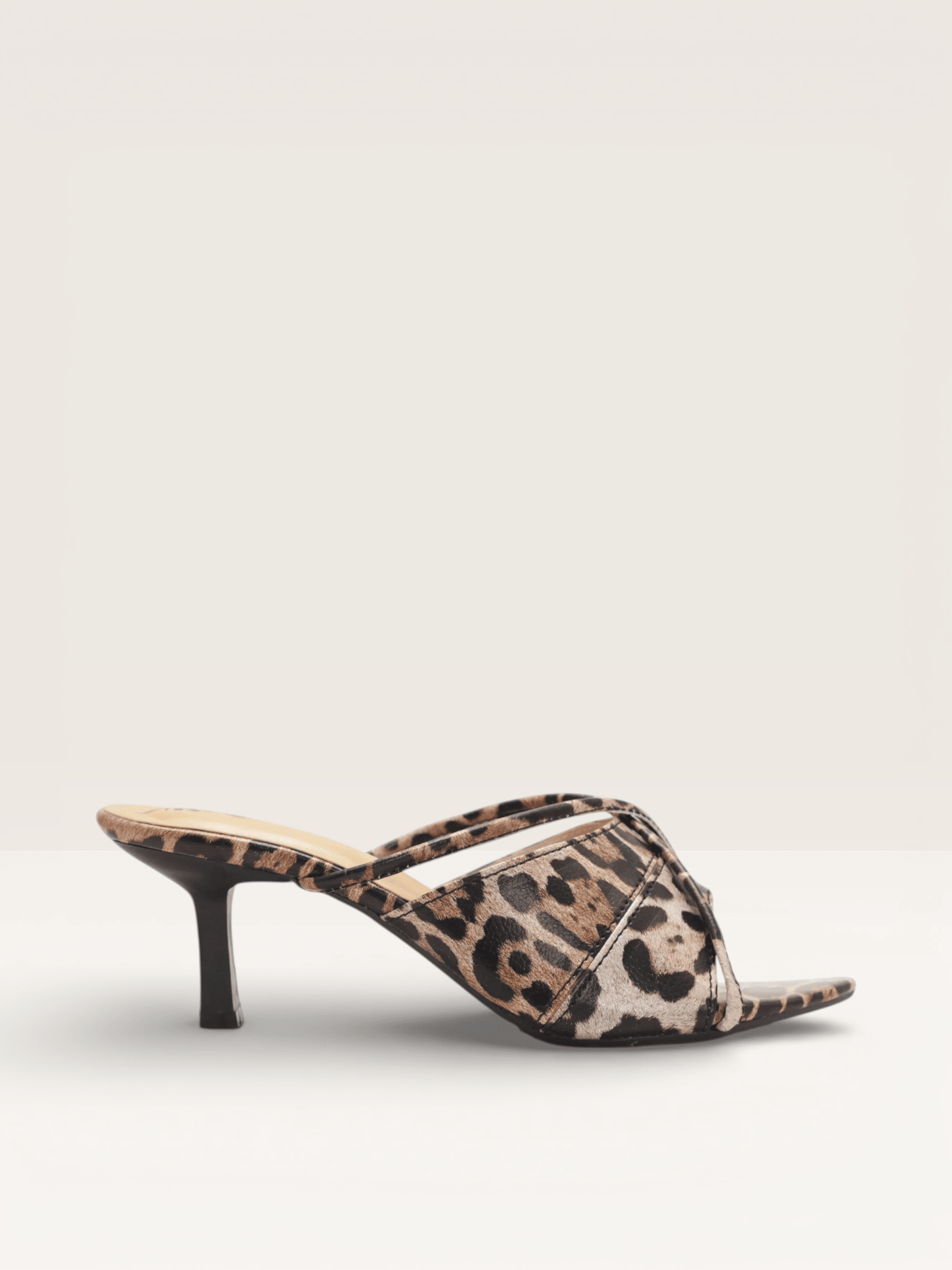 Leopard Print Kitten Heels for Women | Animal Print Heels BD - Nawabi Shoes BD
