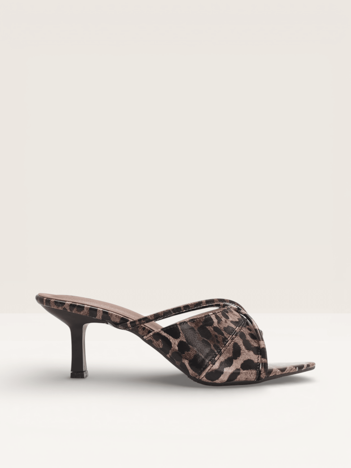 Leopard Print Kitten Heels for Women | Animal Print Heels BD - Nawabi Shoes BD