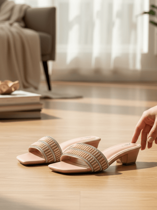 Low Heels Shoe For Nawabi Shoes BD - Nawabi Shoes BD