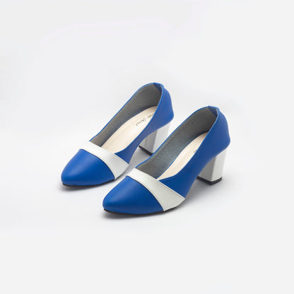 Nawabi Shoes BD Shoes 35 / blue MULTICOLOR PUMPS FULL SHOES FOR WOMEN