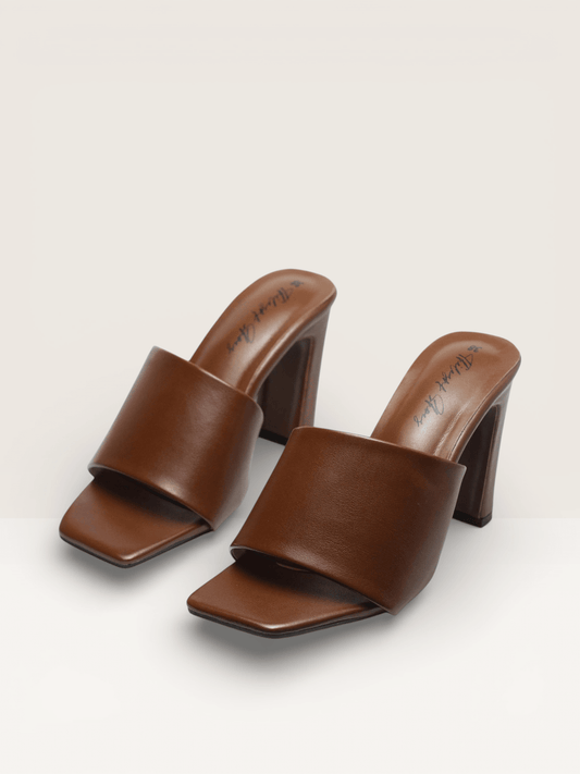 Nawabi Noir Elegance Black Heels for Women in Bangladesh - Nawabi Shoes BD