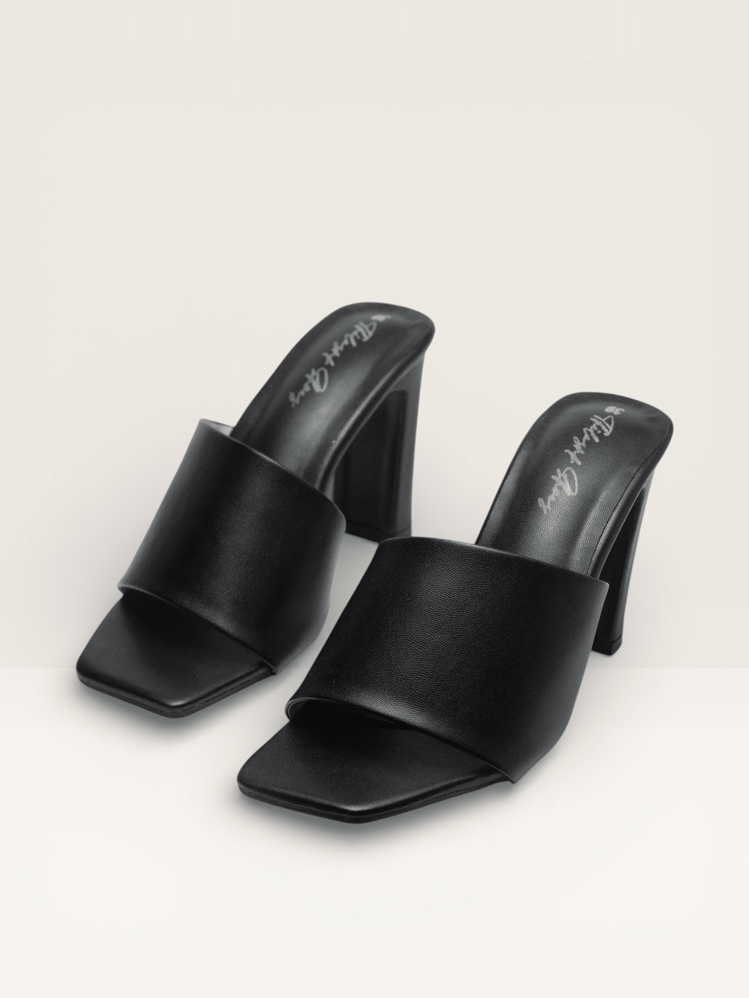 Nawabi Noir Elegance Black Heels for Women in Bangladesh - Nawabi Shoes BD