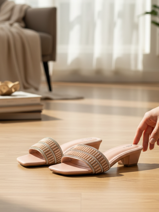 Low Heels Shoe For Nawabi Shoes BD - Nawabi Shoes BD