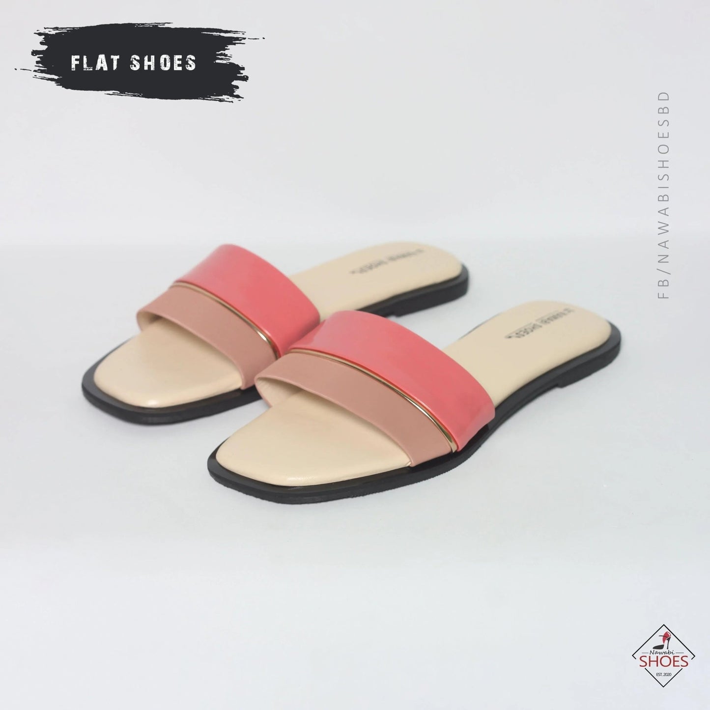 Open Strap Women's Flat Sandals | Nawabi Shoes BD - Nawabi Shoes BD