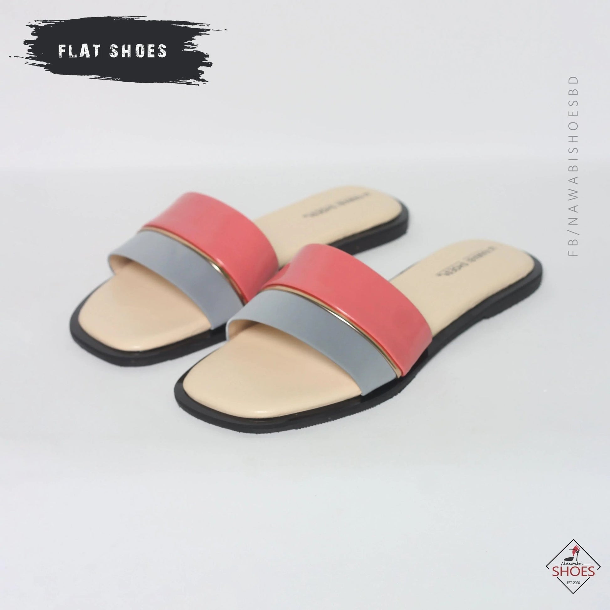 Open Strap Women's Flat Sandals | Nawabi Shoes BD - Nawabi Shoes BD