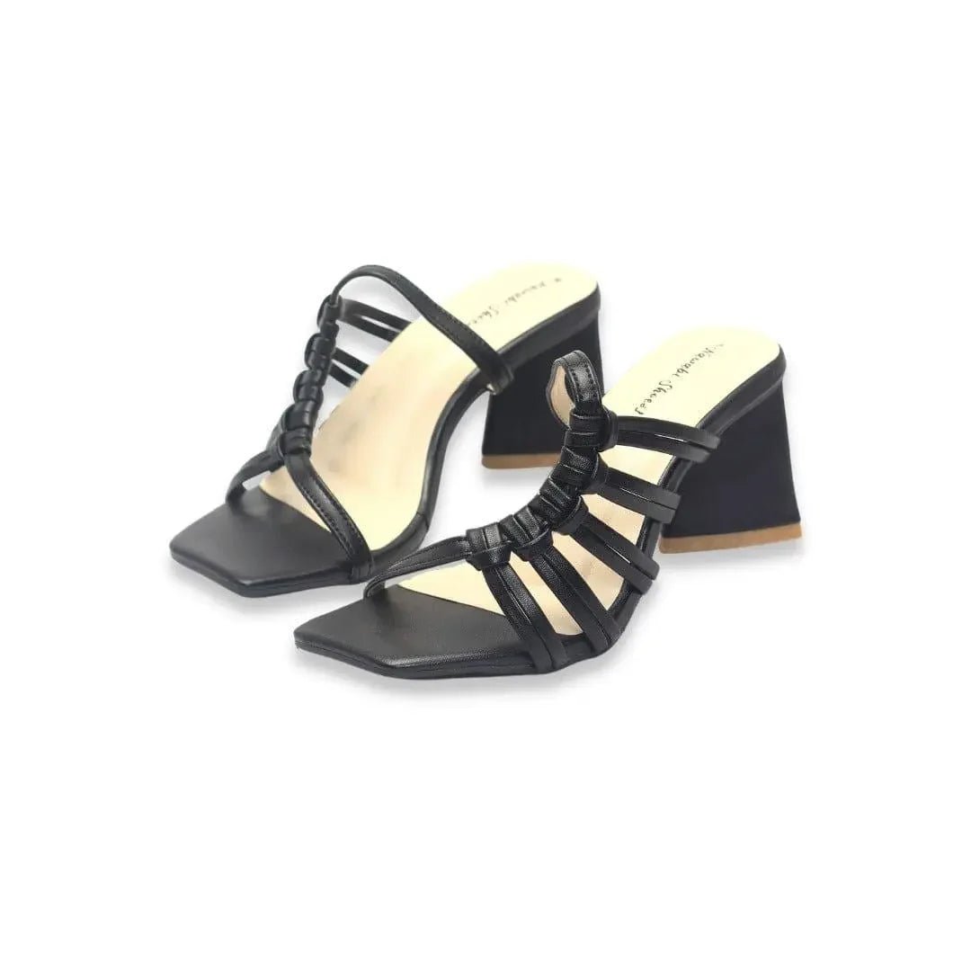 Open Toe Mules for Women | Stylish Slip - On Heels Price in BD - Nawabi Shoes BD
