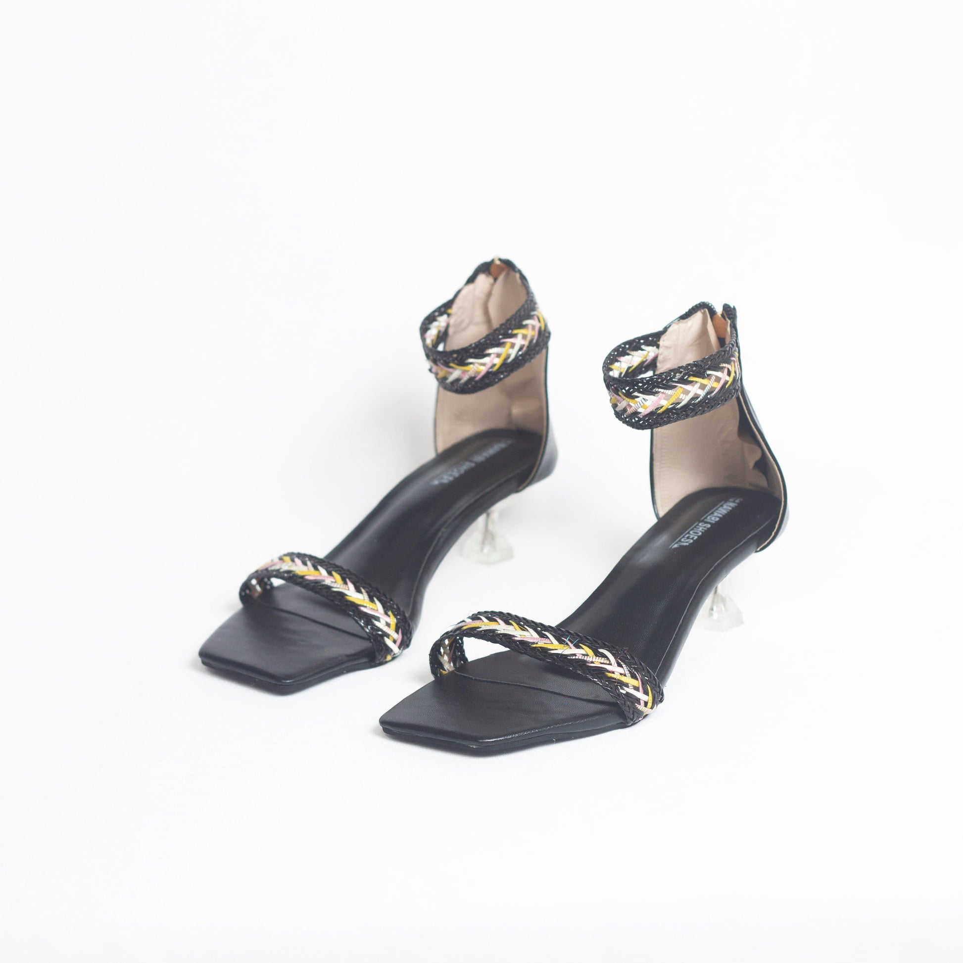Nawabi Shoes BD Shoes 35 / Black Pencil Heels Premium Shoes
