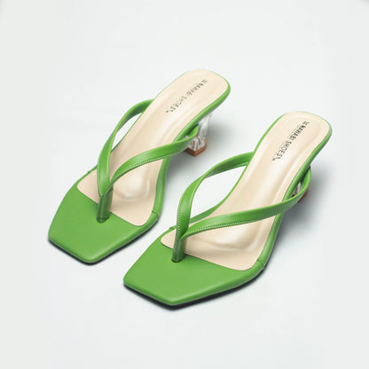 Green Everyday Pencil Heels-Nawabi Shoes BD