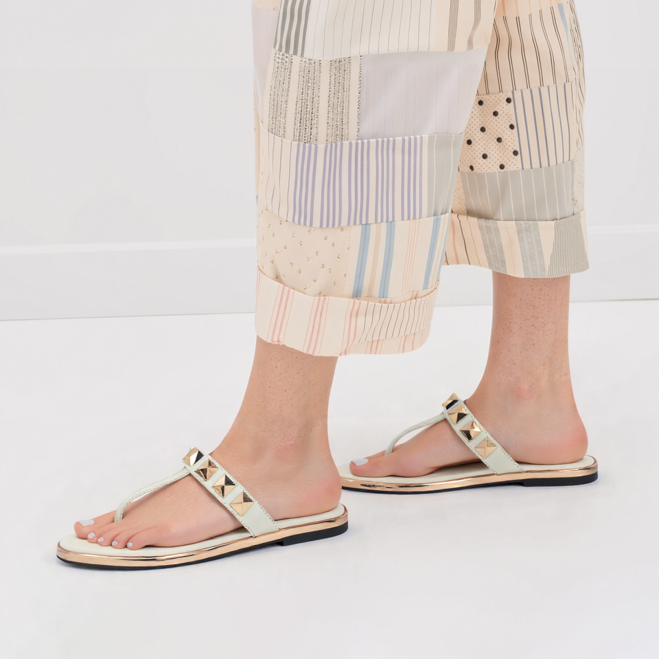 women's flat sandals with a Cecilia Celeste | Nawabi shoes bd