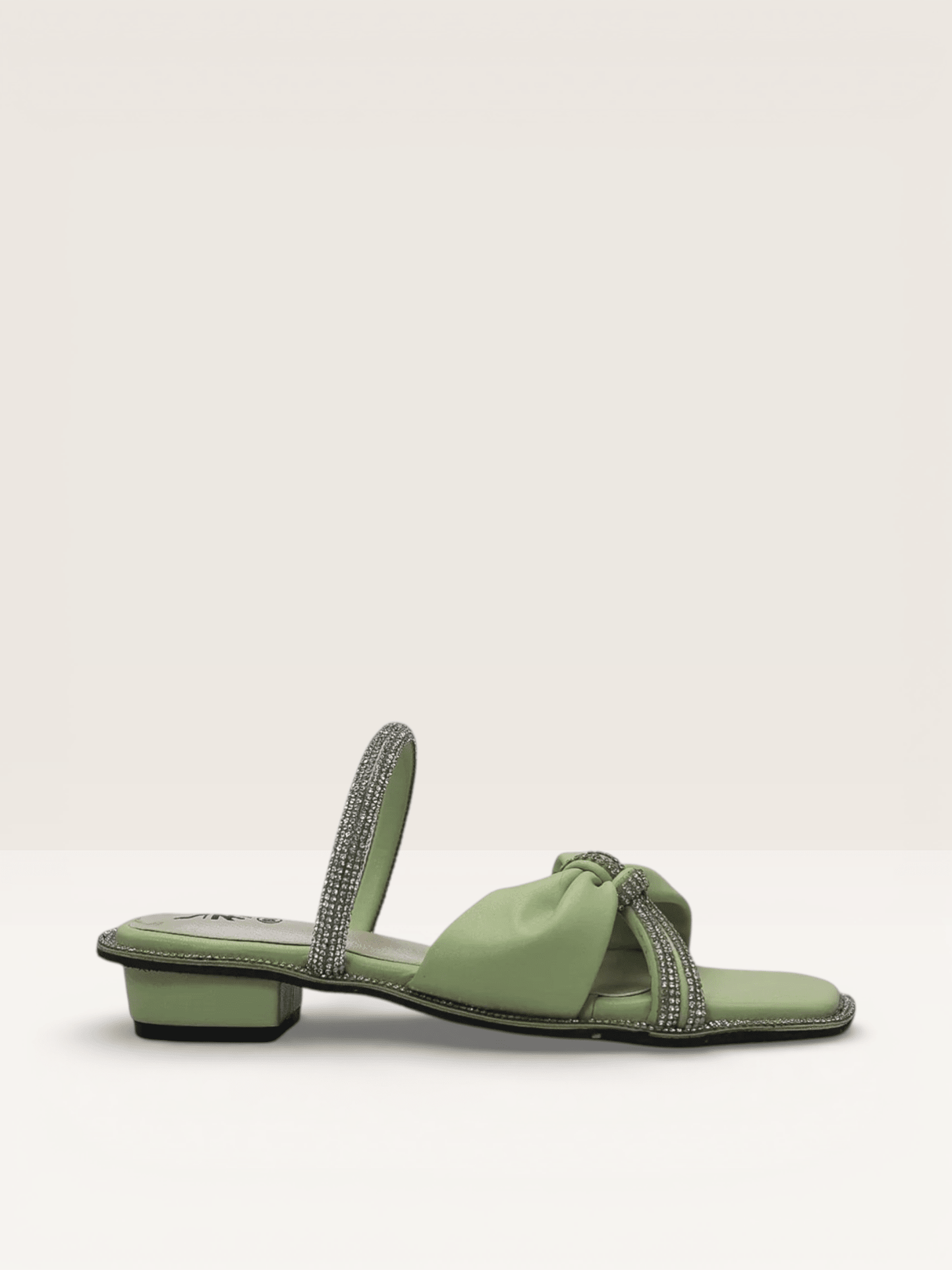 Rhinestone Sandals - Elegant Flat Sandals for Women - Nawabi Shoes BD - Nawabi Shoes BD
