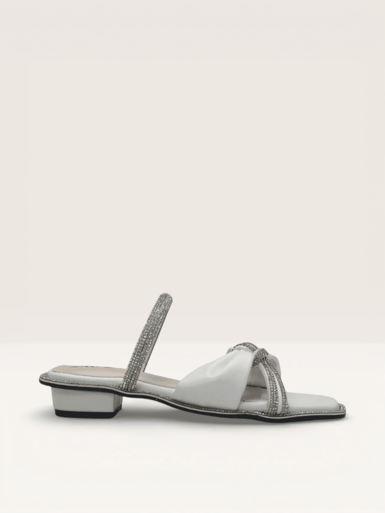 Rhinestone Sandals - Elegant Flat Sandals for Women - Nawabi Shoes BD - Nawabi Shoes BD