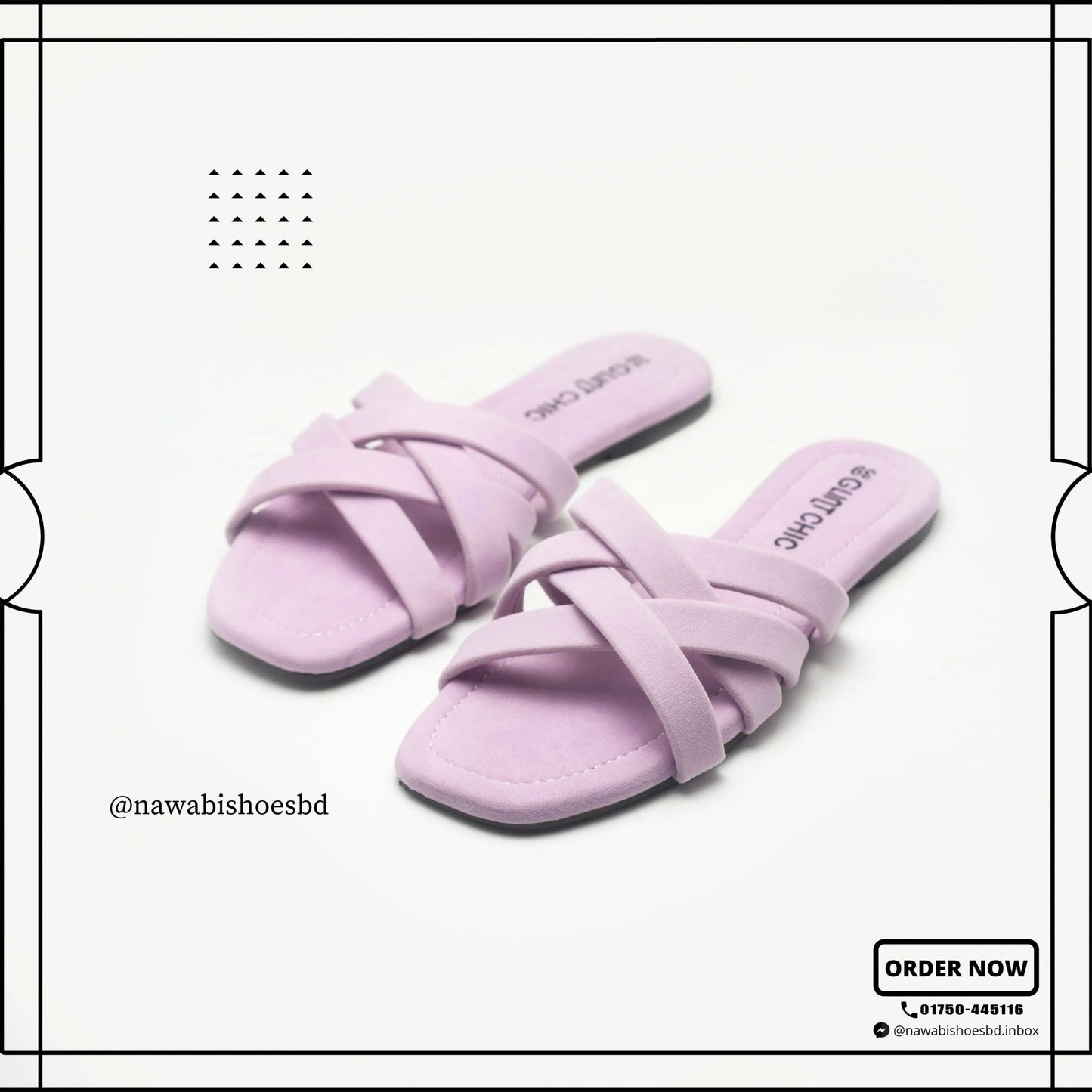 Shop Modern Cross Strappy Women's Flat Sandals | Nawabi Shoes BD - Nawabi Shoes BD