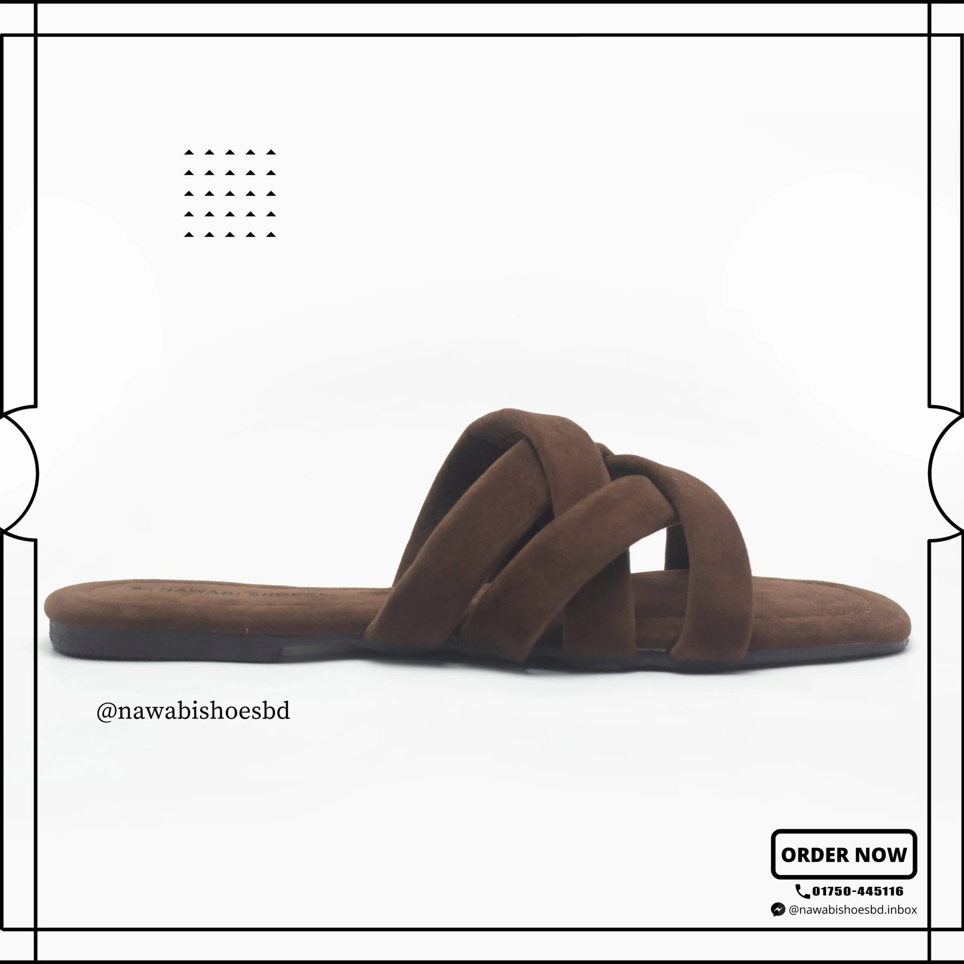 Shop Modern Cross Strappy Women's Flat Sandals | Nawabi Shoes BD - Nawabi Shoes BD