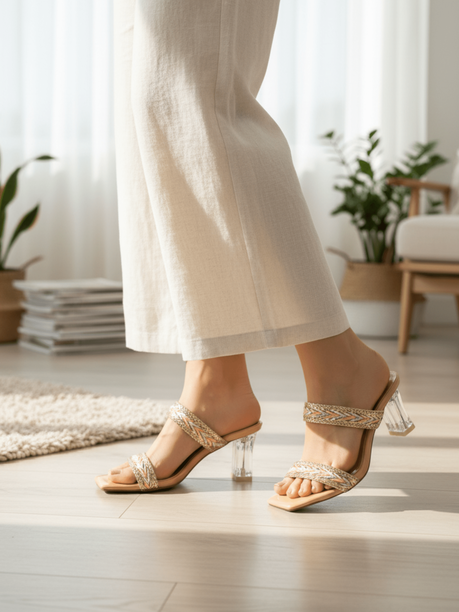 Shop Now Transparent Heels Luxury Shoes | Nawabi Shoes BD - Nawabi Shoes BD