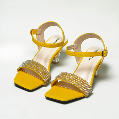 Nawabi Shoes BD Shoes 35 / yellow Shop Our Collection of Fashion-Forward Clear Heel Shoes